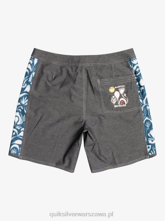 mężczyźni Quiksilver Hempstretch Original Arch Blank Canvas 18 Boardshortów 4DBV1823 Javier Mendizabal – czarny