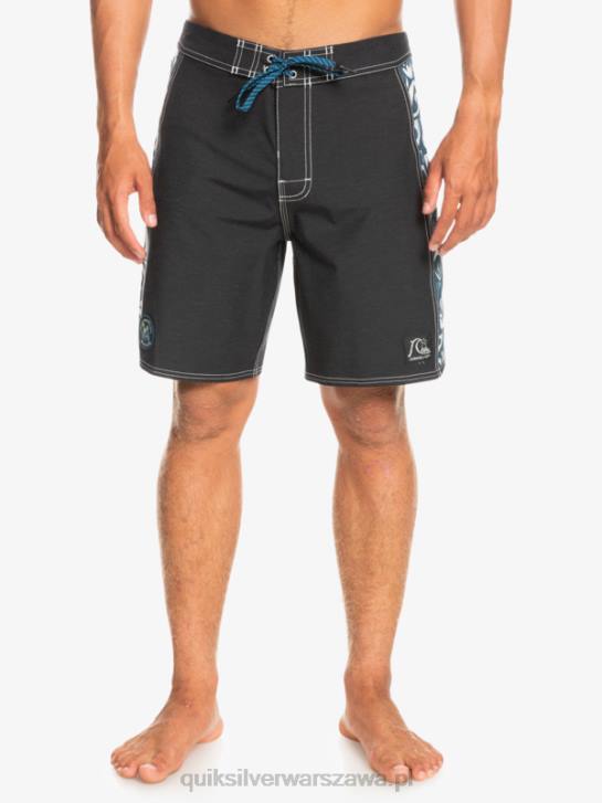 mężczyźni Quiksilver Hempstretch Original Arch Blank Canvas 18 Boardshortów 4DBV1823 Javier Mendizabal – czarny