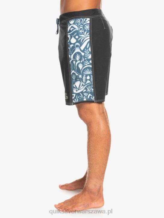 mężczyźni Quiksilver Hempstretch Original Arch Blank Canvas 18 Boardshortów 4DBV1823 Javier Mendizabal – czarny