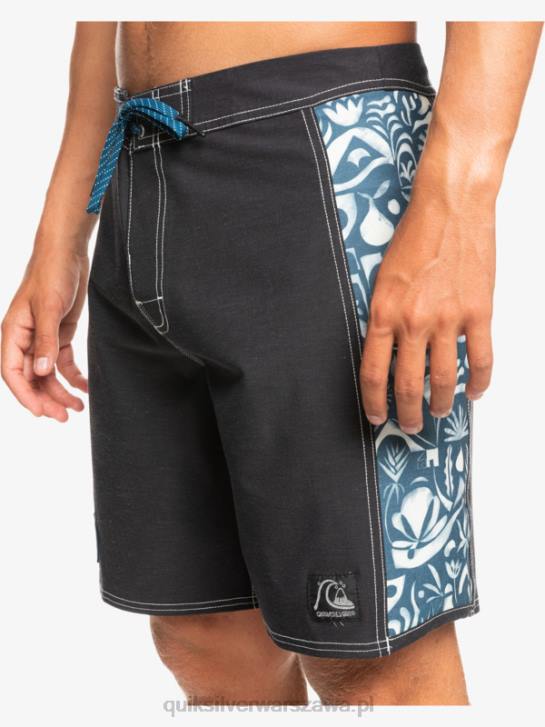 mężczyźni Quiksilver Hempstretch Original Arch Blank Canvas 18 Boardshortów 4DBV1823 Javier Mendizabal – czarny