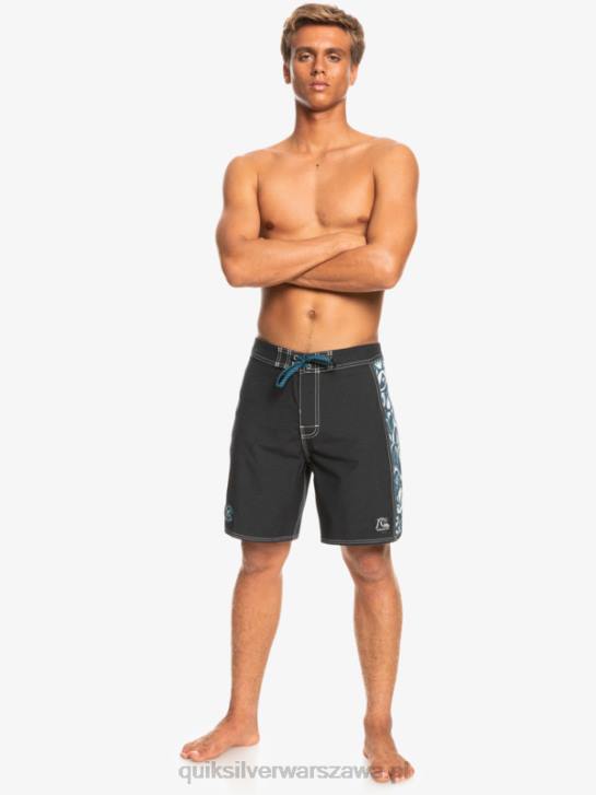 mężczyźni Quiksilver Hempstretch Original Arch Blank Canvas 18 Boardshortów 4DBV1823 Javier Mendizabal – czarny