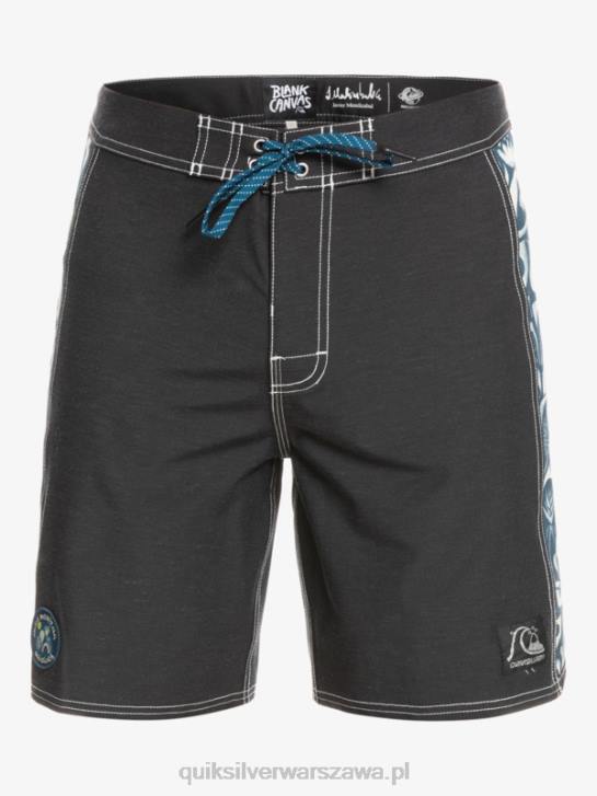 mężczyźni Quiksilver Hempstretch Original Arch Blank Canvas 18 Boardshortów 4DBV1823 Javier Mendizabal – czarny