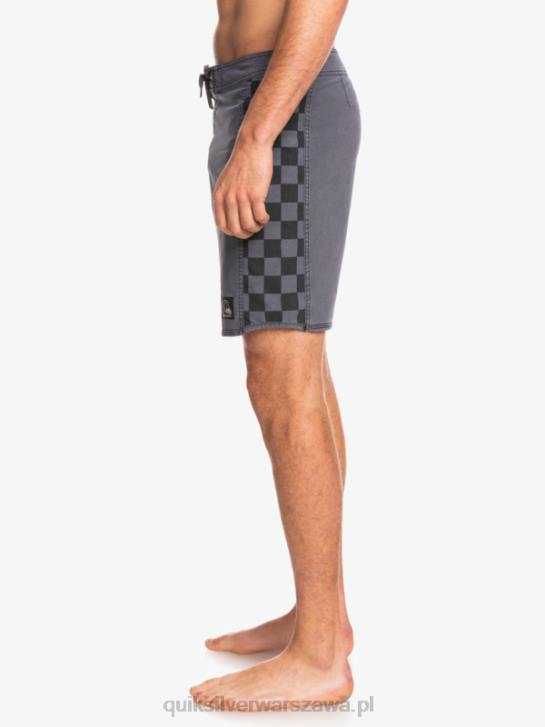 mężczyźni Quiksilver Hempstretch Original Arch Washed 18 Boardshorty 4DBV1671 czarny