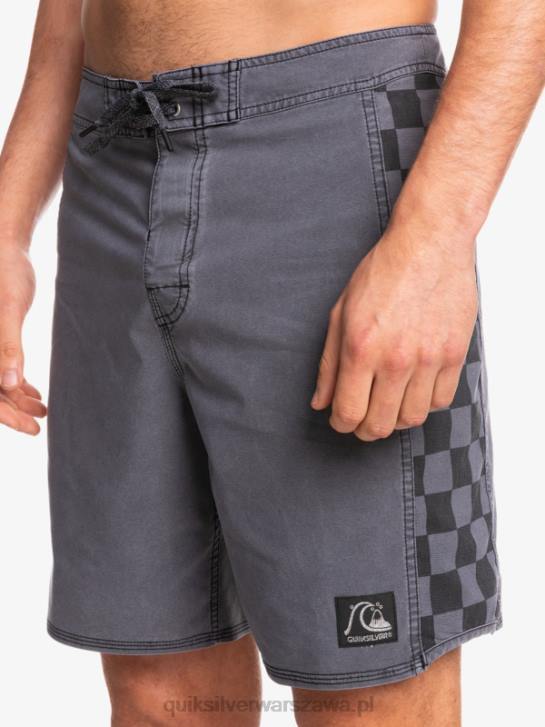 mężczyźni Quiksilver Hempstretch Original Arch Washed 18 Boardshorty 4DBV1671 czarny