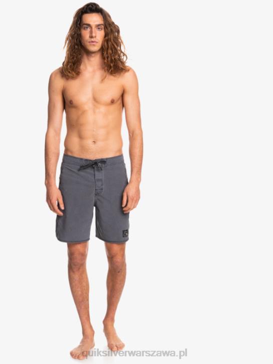 mężczyźni Quiksilver Hempstretch Original Arch Washed 18 Boardshorty 4DBV1671 czarny