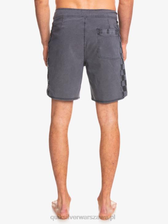 mężczyźni Quiksilver Hempstretch Original Arch Washed 18 Boardshorty 4DBV1671 czarny