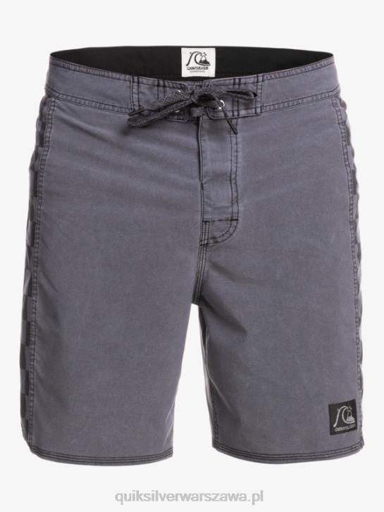 mężczyźni Quiksilver Hempstretch Original Arch Washed 18 Boardshorty 4DBV1671 czarny