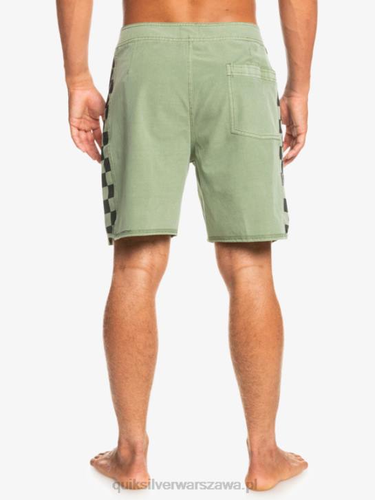 mężczyźni Quiksilver Hempstretch Original Arch Washed 18 Boardshorty 4DBV1672 tymianek