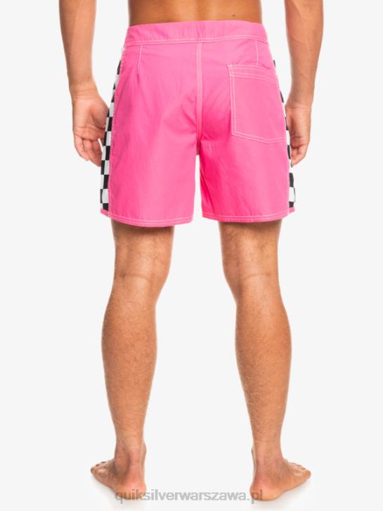 mężczyźni Quiksilver Oryginalne szorty marki Arch 16 4DBV1781 szokujący róż