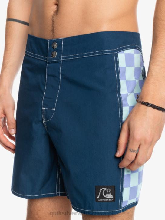 mężczyźni Quiksilver Oryginalne szorty marki Arch 16 4DBV1783 insygnia niebieskie