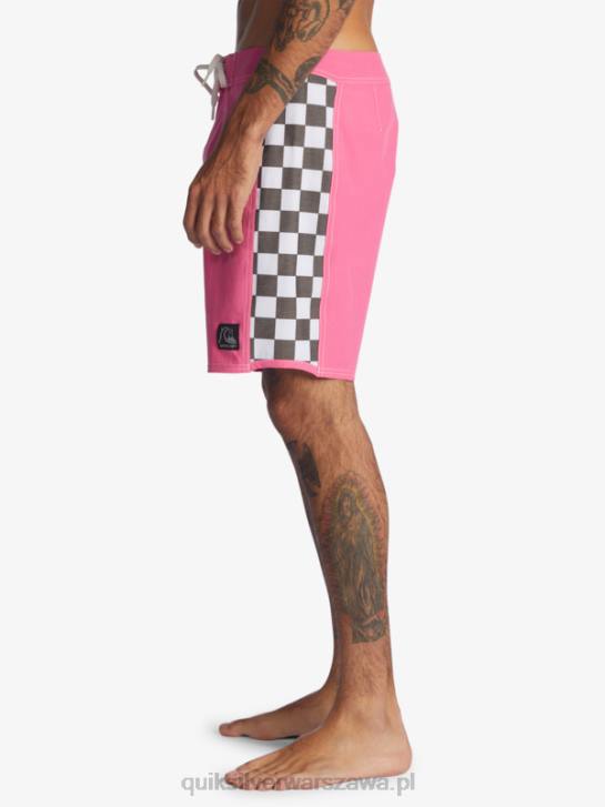 mężczyźni Quiksilver Oryginalne szorty marki Arch 18 4DBV1732 szokujący róż