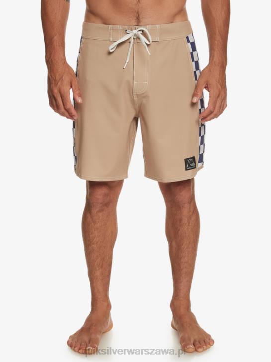 mężczyźni Quiksilver Oryginalne szorty marki Arch 18 4DBV173 oliwkowy szary