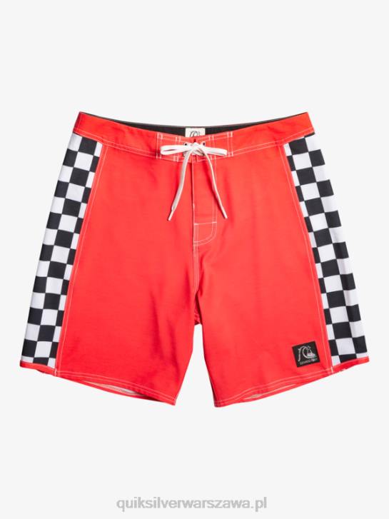 mężczyźni Quiksilver Oryginalne szorty marki Arch 18 4DBV176 czerwone ryzyko