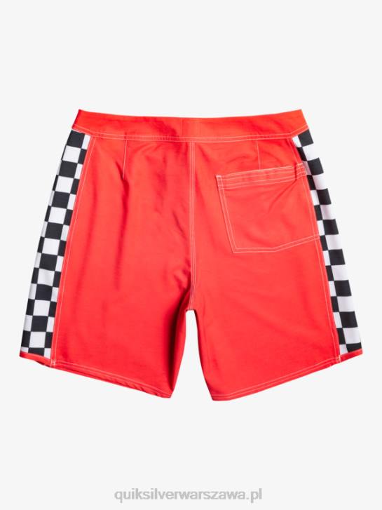 mężczyźni Quiksilver Oryginalne szorty marki Arch 18 4DBV176 czerwone ryzyko