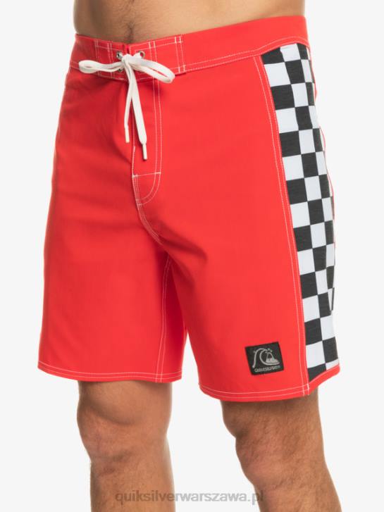 mężczyźni Quiksilver Oryginalne szorty marki Arch 18 4DBV176 czerwone ryzyko