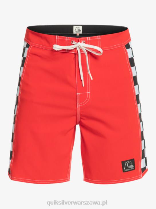 mężczyźni Quiksilver Oryginalne szorty marki Arch 18 4DBV176 czerwone ryzyko