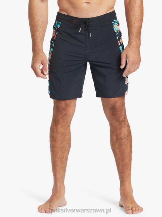 mężczyźni Quiksilver Spodenki na deskę Waterman Cliffside Solid 19 4DBV415 czarny