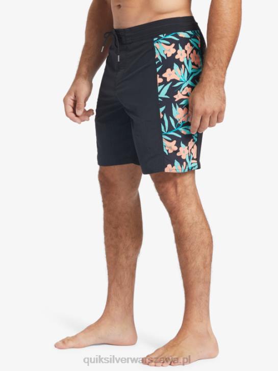 mężczyźni Quiksilver Spodenki na deskę Waterman Cliffside Solid 19 4DBV415 czarny