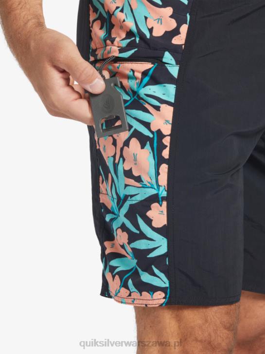 mężczyźni Quiksilver Spodenki na deskę Waterman Cliffside Solid 19 4DBV415 czarny