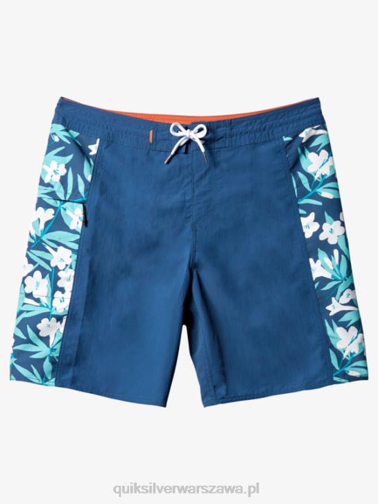 mężczyźni Quiksilver Spodenki na deskę Waterman Cliffside Solid 19 4DBV416 chorąży niebieski
