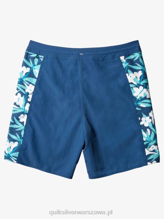 mężczyźni Quiksilver Spodenki na deskę Waterman Cliffside Solid 19 4DBV416 chorąży niebieski