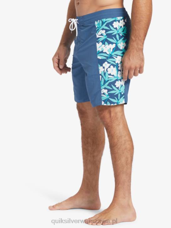 mężczyźni Quiksilver Spodenki na deskę Waterman Cliffside Solid 19 4DBV416 chorąży niebieski
