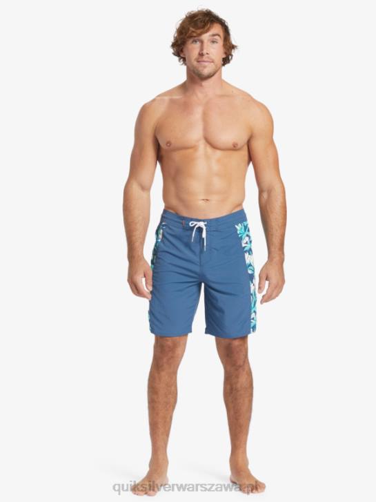 mężczyźni Quiksilver Spodenki na deskę Waterman Cliffside Solid 19 4DBV416 chorąży niebieski
