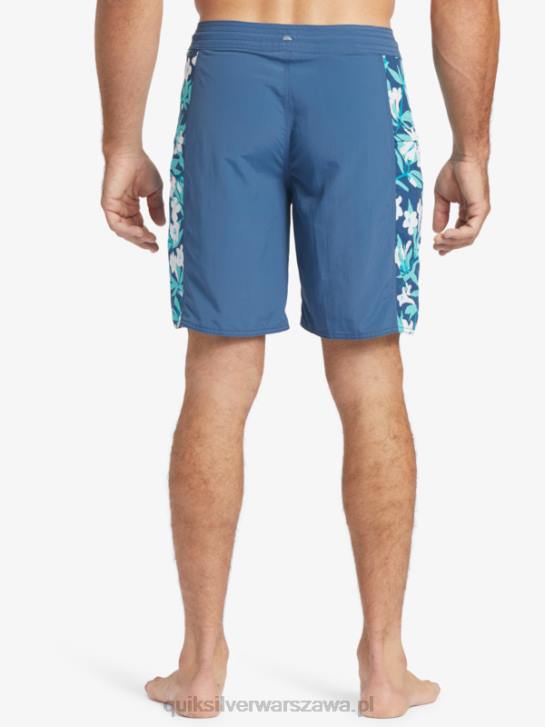 mężczyźni Quiksilver Spodenki na deskę Waterman Cliffside Solid 19 4DBV416 chorąży niebieski