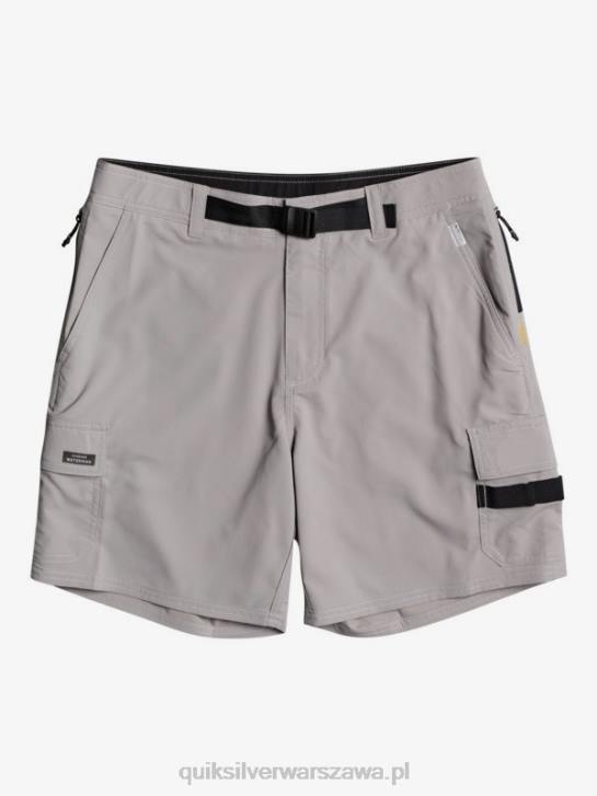 mężczyźni Quiksilver Waterman Azimuth Amphibian 18 szorty 4DBV789 wieża szara