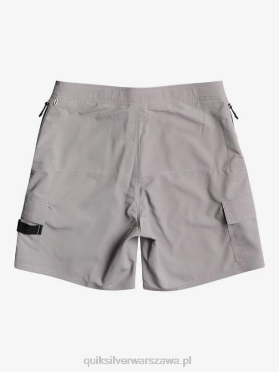 mężczyźni Quiksilver Waterman Azimuth Amphibian 18 szorty 4DBV789 wieża szara