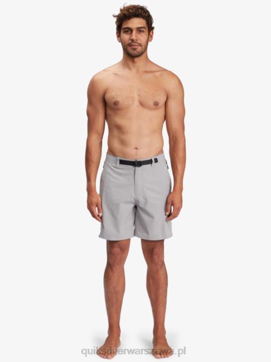 mężczyźni Quiksilver Waterman Azimuth Amphibian 18 szorty 4DBV789 wieża szara