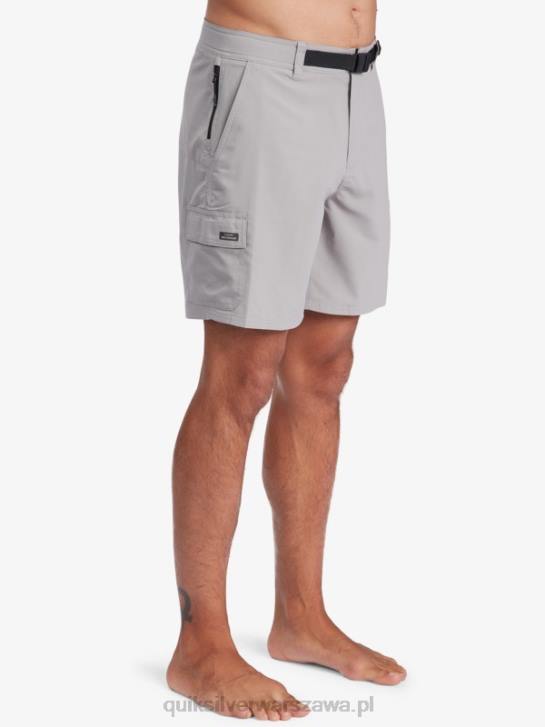 mężczyźni Quiksilver Waterman Azimuth Amphibian 18 szorty 4DBV789 wieża szara