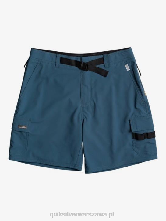 mężczyźni Quiksilver Waterman Azimuth Amphibian 18 szorty 4DBV790 marynarka o północy