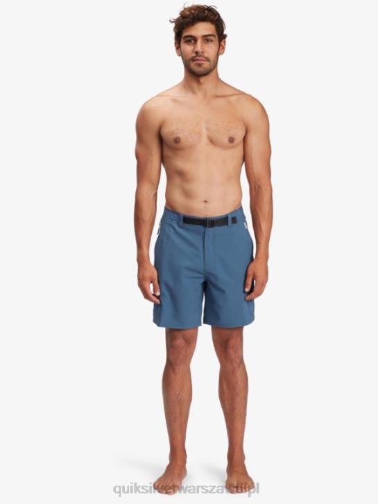 mężczyźni Quiksilver Waterman Azimuth Amphibian 18 szorty 4DBV790 marynarka o północy