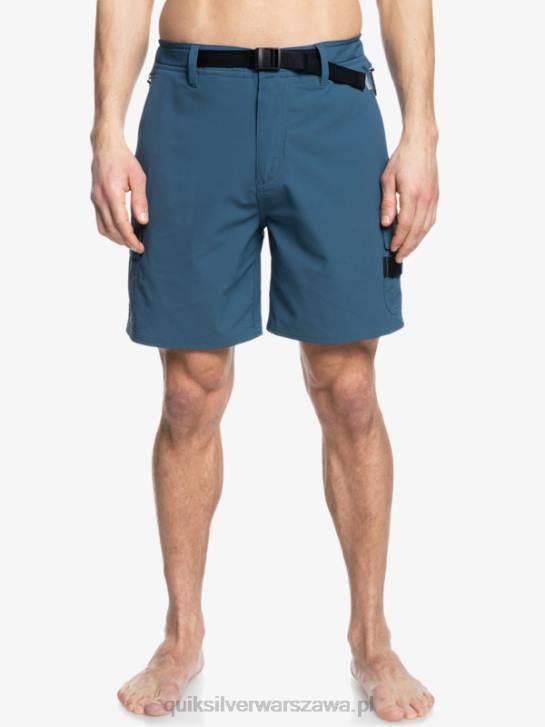 mężczyźni Quiksilver Waterman Azimuth Amphibian 18 szorty 4DBV790 marynarka o północy