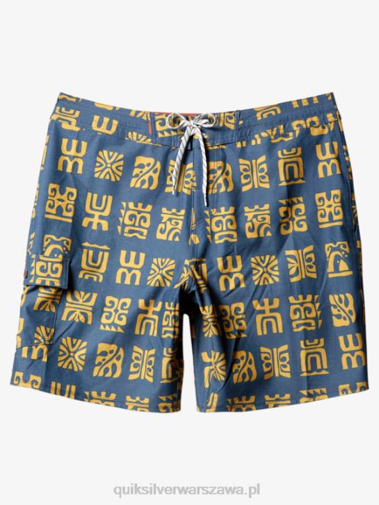mężczyźni Quiksilver Waterman Channel Paddle 20 Boardshorty 4DBV639 chorąży niebieskie wiosło kanałowe bs