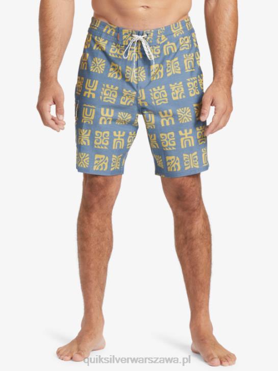 mężczyźni Quiksilver Waterman Channel Paddle 20 Boardshorty 4DBV639 chorąży niebieskie wiosło kanałowe bs