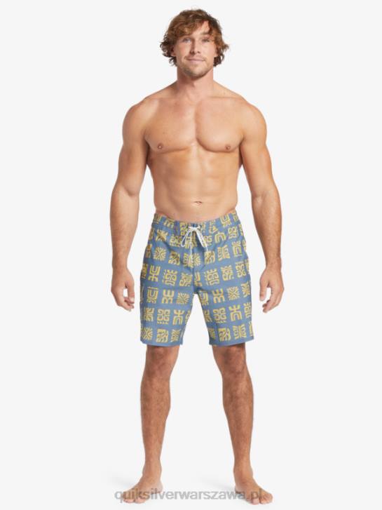 mężczyźni Quiksilver Waterman Channel Paddle 20 Boardshorty 4DBV639 chorąży niebieskie wiosło kanałowe bs
