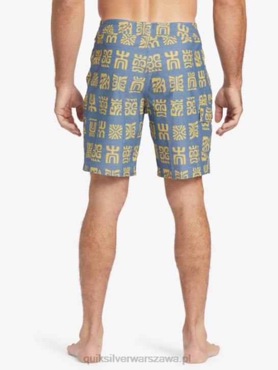 mężczyźni Quiksilver Waterman Channel Paddle 20 Boardshorty 4DBV639 chorąży niebieskie wiosło kanałowe bs