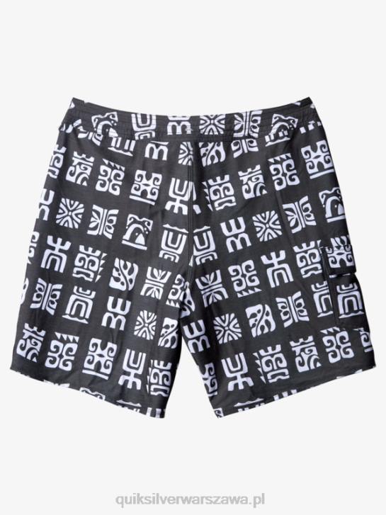 mężczyźni Quiksilver Waterman Channel Paddle 20 Boardshorty 4DBV640 czarne wiosło kanałowe bs