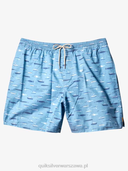 mężczyźni Quiksilver Waterman Drag tydzień 17 salwami 4DBV544 Dusk Blue Drag tydzień