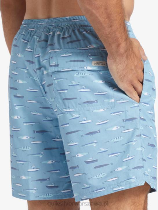 mężczyźni Quiksilver Waterman Drag tydzień 17 salwami 4DBV544 Dusk Blue Drag tydzień