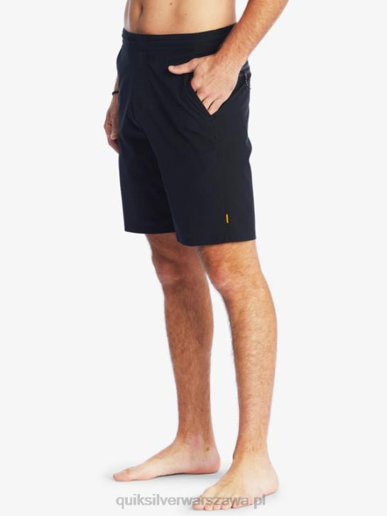 mężczyźni Quiksilver Waterman Suva 20 Amphibian Boardshorty 4DBV780 czarny