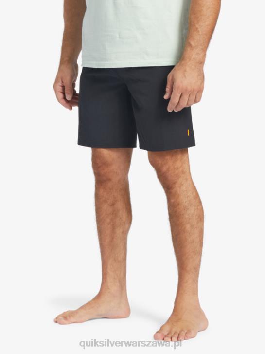 mężczyźni Quiksilver Waterman Suva 20 Amphibian Boardshorty 4DBV780 czarny