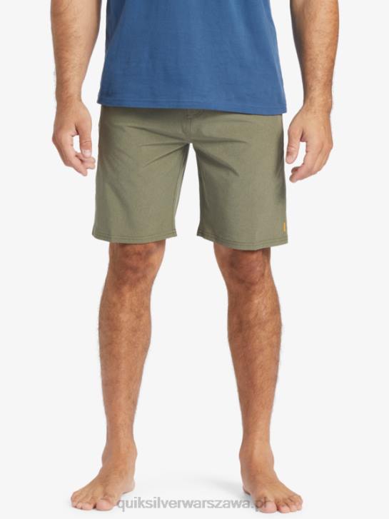 mężczyźni Quiksilver Waterman Suva 20 Amphibian Boardshorty 4DBV782 zakurzona oliwka