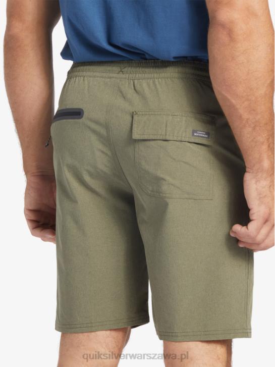 mężczyźni Quiksilver Waterman Suva 20 Amphibian Boardshorty 4DBV782 zakurzona oliwka