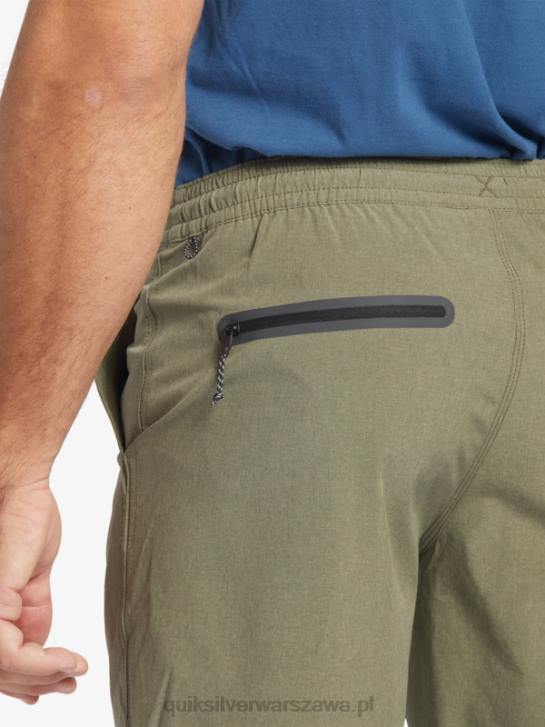 mężczyźni Quiksilver Waterman Suva 20 Amphibian Boardshorty 4DBV782 zakurzona oliwka