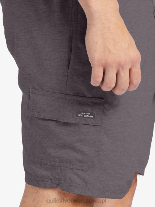 mężczyźni Quiksilver Waterman balansuje 18 salwami 4DBV910 ciemnoszary wrzos