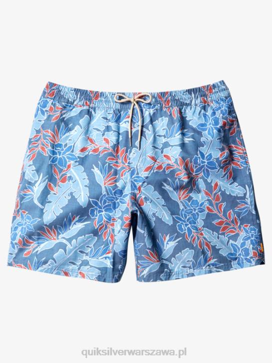 mężczyźni Quiksilver Waterman doskonałe wyczucie 17 wolejów 4DBV407 chorąży niebieski doskonały dotyk v