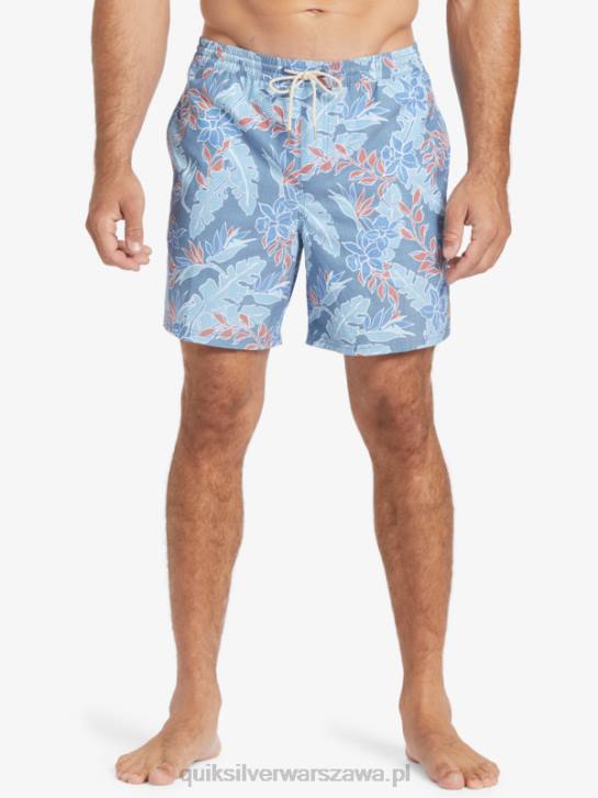 mężczyźni Quiksilver Waterman doskonałe wyczucie 17 wolejów 4DBV407 chorąży niebieski doskonały dotyk v